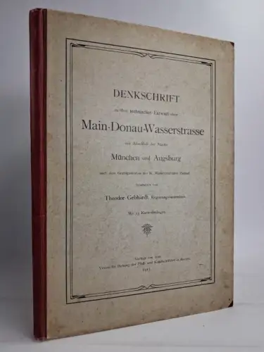 Buch: Denkschrift zu dem technischen Entwurf einer Main-Donau-Wasserstraß 353778