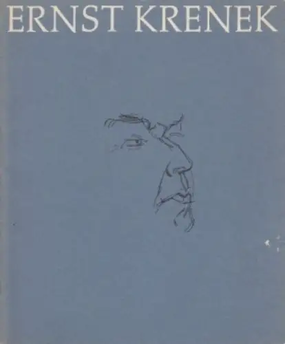 Buch: Ernst Krenek. Ca. 1960, Broadcast Music Inc, gebraucht, gut