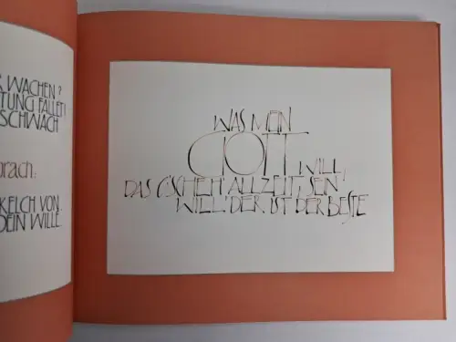 Buch: Johann Sebastian Bach Matthäus-Passion Kalligraphien von Almut Jungnickel