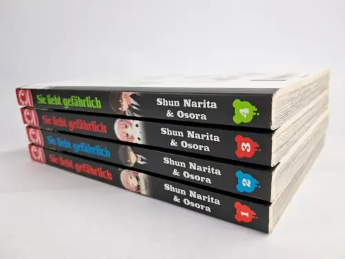 Manga: Sie liebt gefährlich 1-4, Shun Narita & Osora, Tokyopop, 4 Bände
