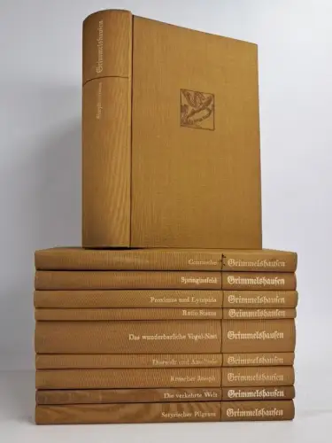 10 Bücher H. J. C. Grimmelshausen - Gesammelte Werke in Einzelausgaben, Niemeyer