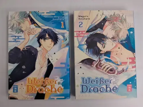 Manga: Weißer Drache 1+2, Meguru Hinohara, Egmont Manga, 2 Bände, Boys Love