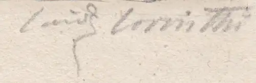 Radierung: Adhba Das Kamel, Lovis Corinth, Grafik, um 1919, signiert, Original