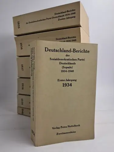 Buch: Deutschland-Berichte der Sozialdemokratischen Partei ... Nettelbeck, 7 Bde