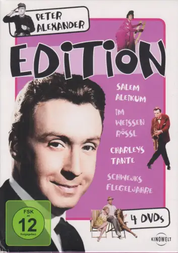 DVD-Box: Peter Alexander Edition, 2009, Kinowelt, 4 DVDs, gebraucht, sehr gut