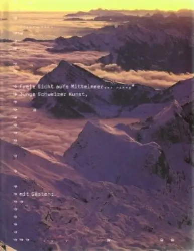 Buch: Freie Sicht aufs Mittelmeer, Curiger, Bice u.a. 1998, Scalo Verlag