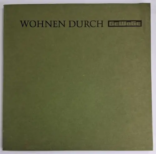 Buch: Wohnen durch GeWoGe - 40 Jahre, Wolfgang Lindemann, 1966, gebraucht, gut