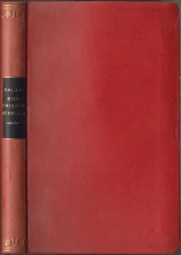 Buch: Ehefrieden, Novellen, Honore de Balzac, Ernst Rowohlt Verlag, Lederausgabe