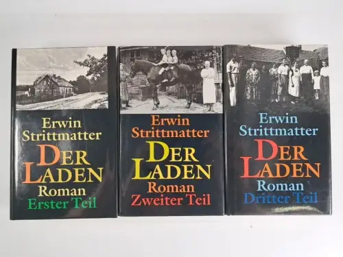 Buch: Der Laden Teil 1-3, Romantrilogie, Erwin Strittmatter, Bertelsmann