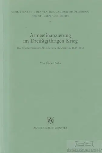 Buch: Armeefinanzierung im Dreißigjährigen Krieg, Salm, Hubert. 1990