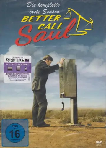 DVD-Box: Better Call Saul - Season 1, 2015. Bob Odenkirk u.a., 3 DVDs, Sony