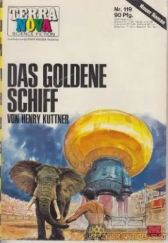 Buch: Das goldene Schiff, Kuttner, Henry. Terra-Nova Science Fiction, 1968