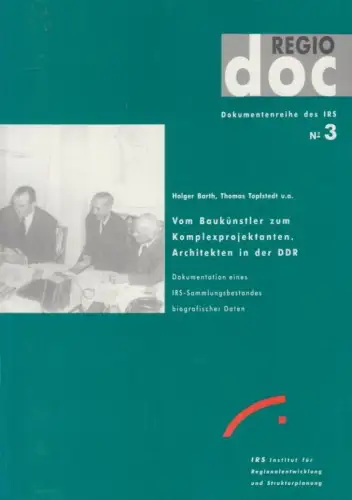 Buch: Vom Baukünstler zum Komplexprojektanten. Architektur in der DDR, Barth