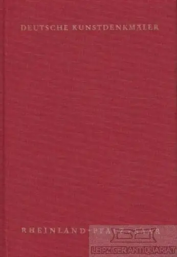 Buch: Deutsche Kunstdenkmäler, Hootz, Reinhardt. 1982, gebraucht, gut