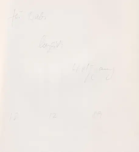 Buch: Wolfgang Nestler, 1989, Kulturforum Alte Post, 19.11.89 - 7.1.90, sehr gut