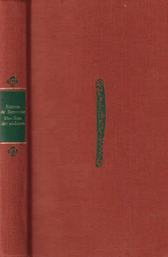 Buch: Das Blut der anderen. Beauvoir, Simone de. Ex libris, 1984, Volk und Welt