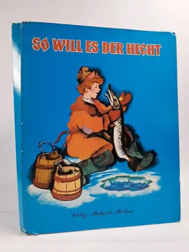 Pop-up-Buch: So will es der Hecht, A. Barssukow, 1981, Malysch Verlag, Märchen