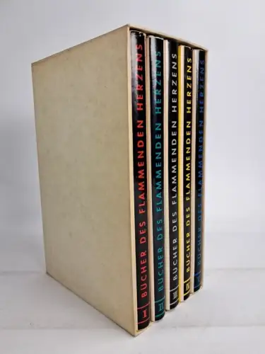 Buch: Bücher des flammenden Herzens I-V, Hilarion, Baum Verlag, um 1962