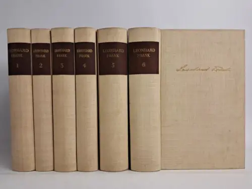 Buch: Gesammelte Werke in sechs Bänden, Frank, Leonhard. 6 Bände, 1962, A 354014