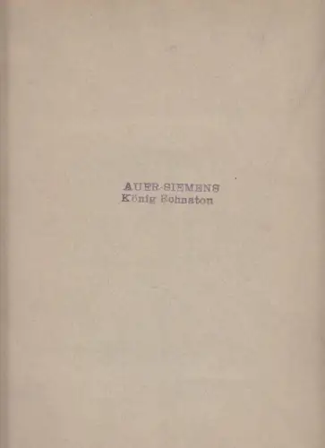 Buch: Koenig Echnathon in El-Amarna, Siemens, Clara / Auer, Grethe. 1922