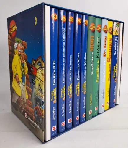 Buch: Kommissar Kugelblitz Premiumbox, 10 Bände, Ursel Scheffler, Schneiderbuch