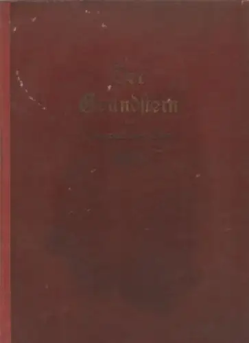 Der Grundstein. Sechsunddreißigster Jahrgang 1923, Thielberg, Rud. 1923