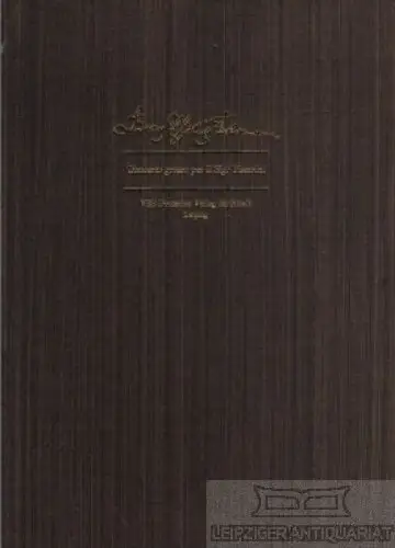 Buch: Concerto grossoper il Sig. Pisendel, Telemann, Georg Philipp. 1981