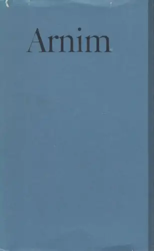 Buch: Novellen und Erzählungen in einem Band, Arnim, Achim von, gebraucht, gut