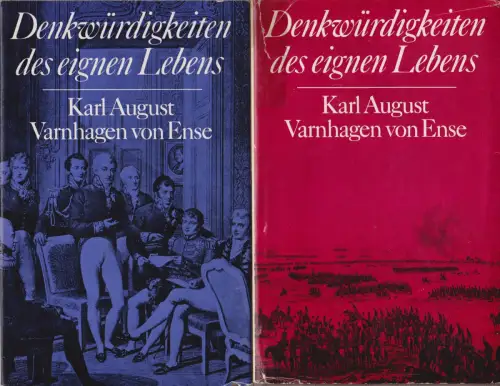 Buch: Denkwürdigkeiten des eignen Lebens, Varnhagen von Ense, Karl August 317838