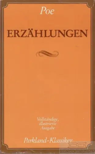 Buch: Erzählungen, Poe, Edgar Allan. Parkland-Klassiker, 1987, Parkland Verlag