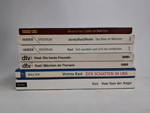 7 Bücher Verena Kast: Märchen, Die beste Freundin, Vom Sinn der Angst, Schatten