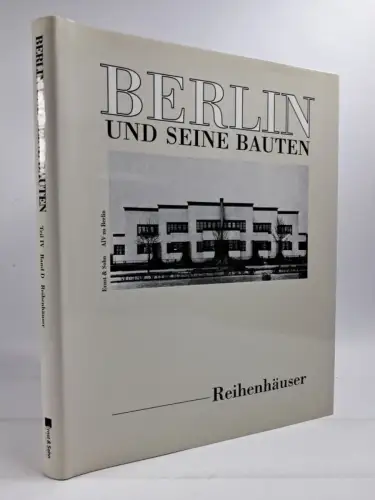 Buch: Berlin und seine Bauten Teil IV Band D Reihenhäuser, 2002, Ernst & Sohn