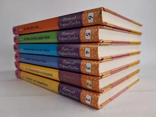 Buch: Hanna und Professor Paulchen 1-6, Marion Meister, Loewe Verlag, 6 Bände