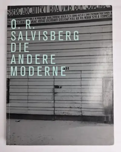 Ausstellungskatalog: Otto Rudolf Salvisberg (1882-1940), gta Verlag, 1985