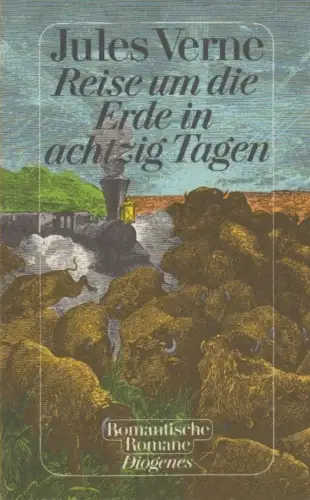 Buch: Reise um die Erde in achtzig Tagen, Verne, Jules. Detebe-Klassiker, 1986