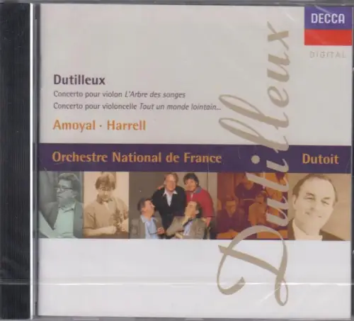 CD: Concertos for Violin and Cello, Henri, Dutilleux, 1995. Amoyal, Harrell u.a.