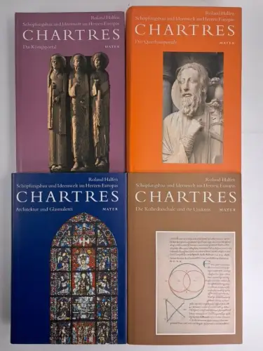 Buch: Chartres 1-4, Roland Halfen, 2001, Mayer Verlag, 4 Bände, sehr guter Zust.