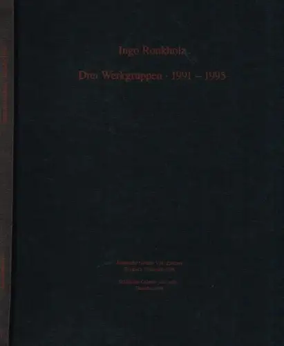 Buch: Ingo Ronkholz, Danne, Rainer / Vomm, Wolfgang. 1996, gebraucht, gut