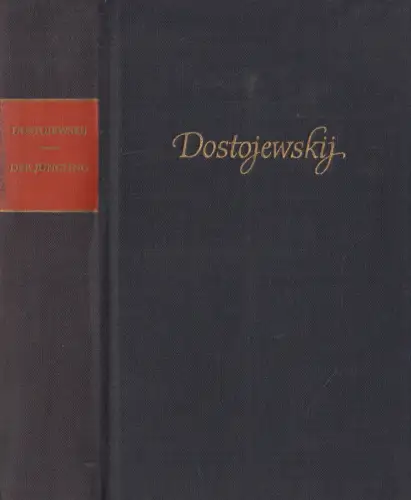 Buch: Der Jüngling, Dostojewskij, F. M. 1974, Aufbau-Verlag, Roman
