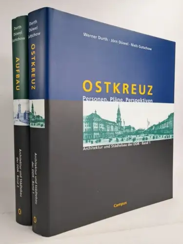Buch: Architektur und Städtebau der DDR, 2 Bände, Werner Durth, 1999, Campus