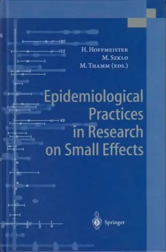Buch: Epidemiological practices in research on small effects, Hoffmeister, Hans