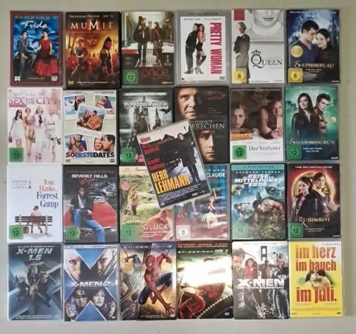 50 DVDs Sammlung / Konvolut / Paket Komödie, Drama, Action, Blockbuster