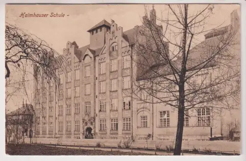 AK Haimhauser Schule, Ottmar Zieher, Postkarte, ungelaufen, gebraucht, gut