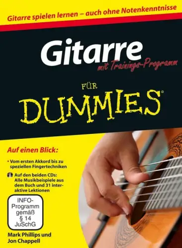 Buch: Gitarre für Dummies, Phillips, Mark, 2012, Wiley-VCH, gebraucht, sehr gut