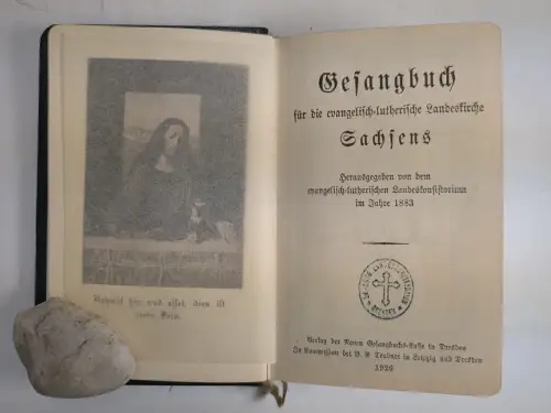 Buch: Gesangbuch für die evangelisch-lutherische Landeskirche Sachsens, 1926