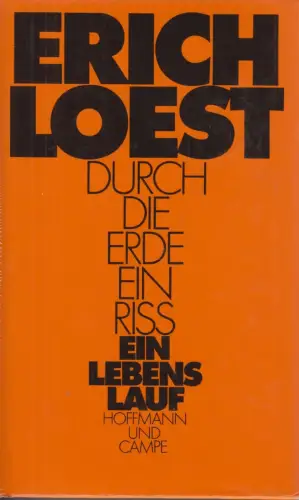 Buch: Durch die Erde ein Riss, Loest, Erich. 1981, Hoffmann und Campe Verlag