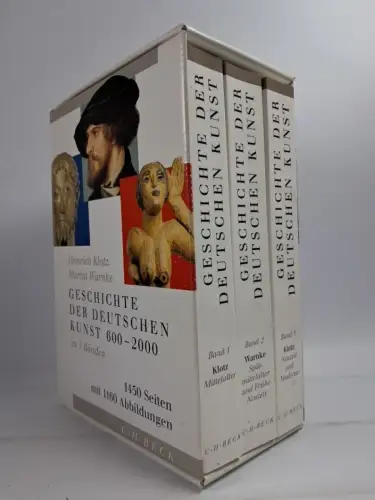 Buch: Geschichte der deutschen Kunst in 3 Bänden, H. Klotz & M. Warnke, Beck Vlg