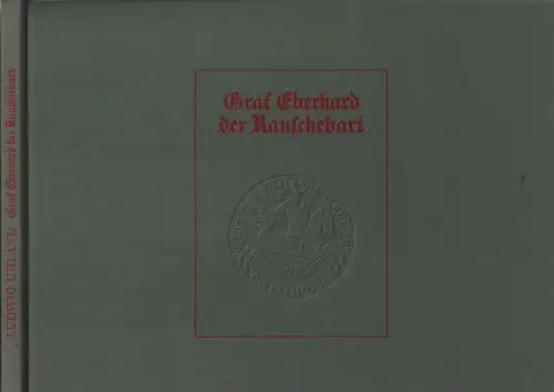 Buch: Graf Eberhard der Rauschebart, Uhland, Ludwig, 1978, Fleischhauer und Sohn