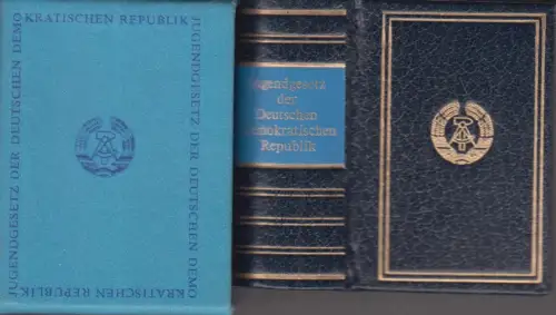 Buch: Jugendgesetz der DDR, Offizin Andersen Nexö (Hg.). 1974, gebraucht, gut