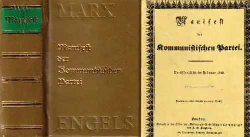 Buch: Manifest der kommunistischen Partei, Marx, Karl / Engels, Friedrich. 1986